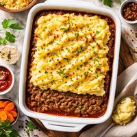 Meatloaf with Potato Topping
