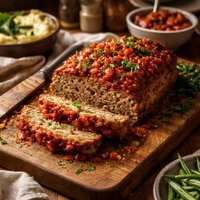 Meatloaf with Tomato Relish