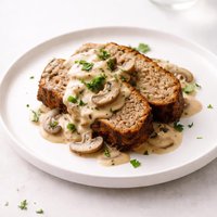 Meatloaves with Mushroom Sauce