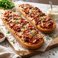 Meaty French Bread Pizza