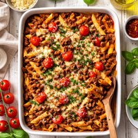 Meaty Pasta Casserole