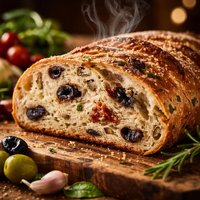 Mediterranean Black Olive Bread