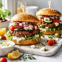 Mediterranean Burgers