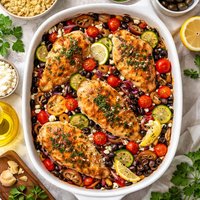 Mediterranean Chicken Casserole