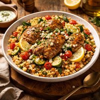 Mediterranean Chicken Couscous