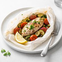 Mediterranean Chicken En Papillote