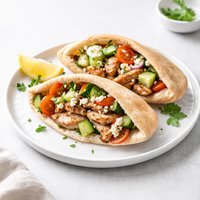 Mediterranean Chicken Pita Pockets