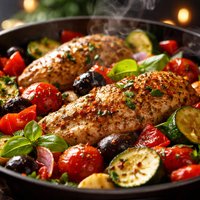 Mediterranean Chicken Vegetables