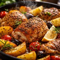 Mediterranean Chicken with Potatoes