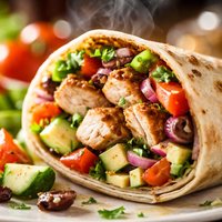 Mediterranean Chicken Wrap