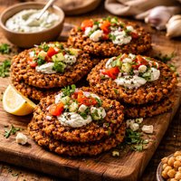 Mediterranean Chickpea Latkes