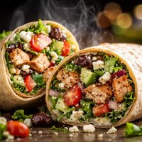 Mediterranean Chopped Chicken Wraps Rsc