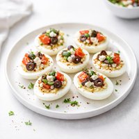 Mediterranean Deviled Eggs