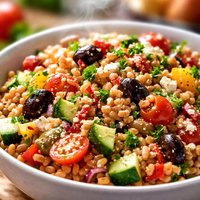 Mediterranean Farro Salad