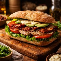 Mediterranean Grilled Chicken Blt