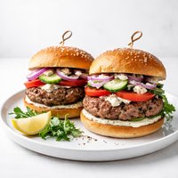 Mediterranean Lamb Burgers