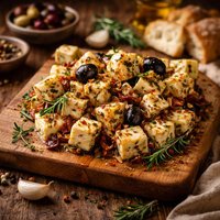 Mediterranean Marinated Cheese