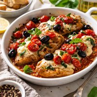 Mediterranean Mozzarella Chicken