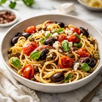 Mediterranean Olive Pasta