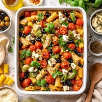 Mediterranean Pasta Bake
