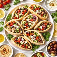 Mediterranean Pita Pocket Sandwiches