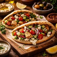 Mediterranean Pita Sandwich