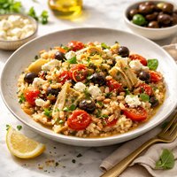 Mediterranean Risotto with Other Influences