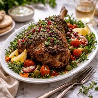 Mediterranean Roast Lamb