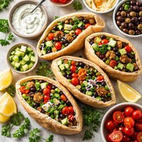 Mediterranean Stuffed Pita