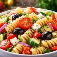 Mediterranean Style Pasta Salad