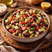Mediterranean Three Bean Salad