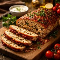 Mediterranean Turkey Meatloaf