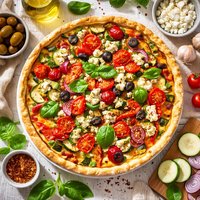 Mediterranean Vegetable Quiche