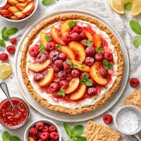 Melba Cheesecake Pie