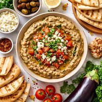 Melitzanosalata Greek Eggplant Aubergine Spread