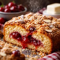 Melt in Your Mouth Cherry Filled Coffeecake