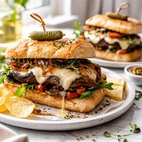 Melty Portabella Sandwiches