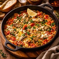 Menhaden Turkish Omelette