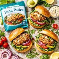 Mermaid Delights Tuna Patties Burgers