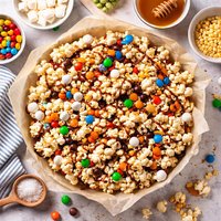 Messy Microwave Kettle Corn