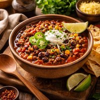 Mexi Beef and Bean Soup