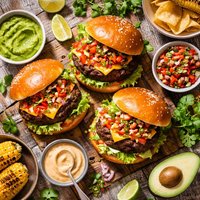 Mexican Beef Burgers