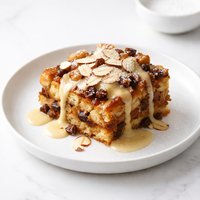 Mexican Bread Pudding W Amaretto Sauce