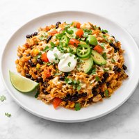 Mexican Chicken Bean Casserole
