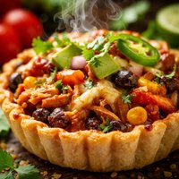 Mexican Chicken Chili Tart