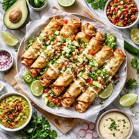 Mexican Chicken Flautas