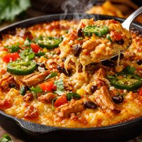 Mexican Chicken Grits Pie