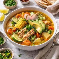 Mexican Chicken Soup Caldo De Pollo