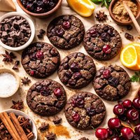 Mexican Chocolate Cherry Rounds