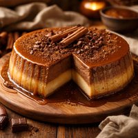Mexican Chocolate Cream Cheese Flan